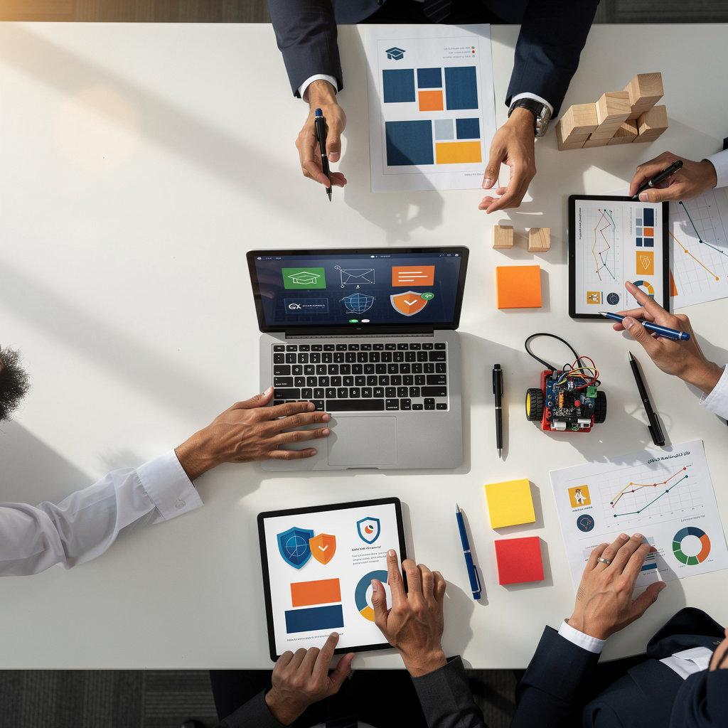 شركة المناهج المتقدمة التجارية فريق متخصص في التعليم والتقنية والسلامة الرقمية للأطفال والنشء